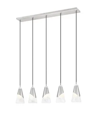 Five Light Linear Chandelier9269565