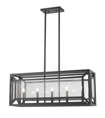 Five Light Linear Chandelier973668