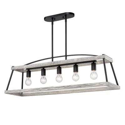 Five Light Linear Pendant8961380