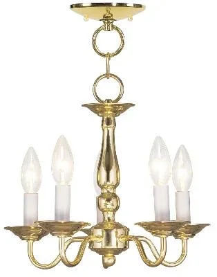 Five Light Mini Chandelier/Ceiling Mount016976