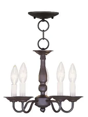 Five Light Mini Chandelier/Ceiling Mount695286