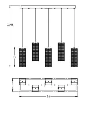 Five Light Multi-Port573832