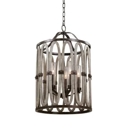Five Light Outdoor Foyer Pendant434669