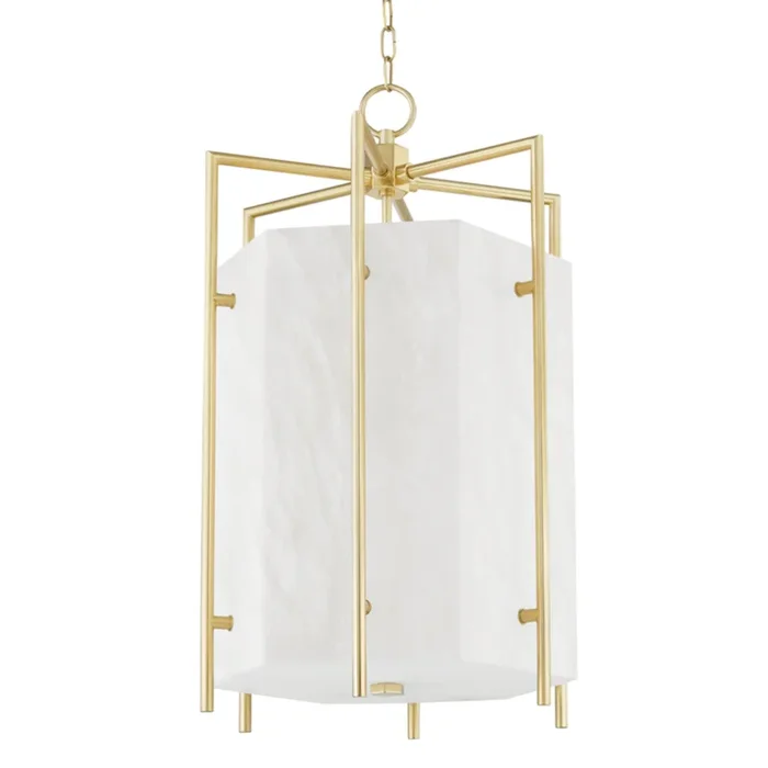 Flatbush 6-Light Lantern in Aged Brass 19L x 19W x 32.5H7019-AGB