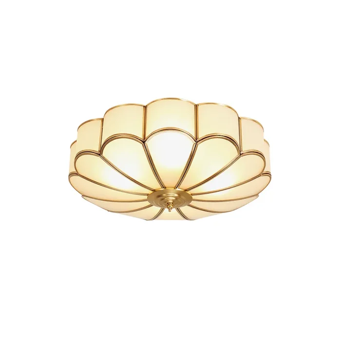 Flower Shape Glass Ceiling Lamp