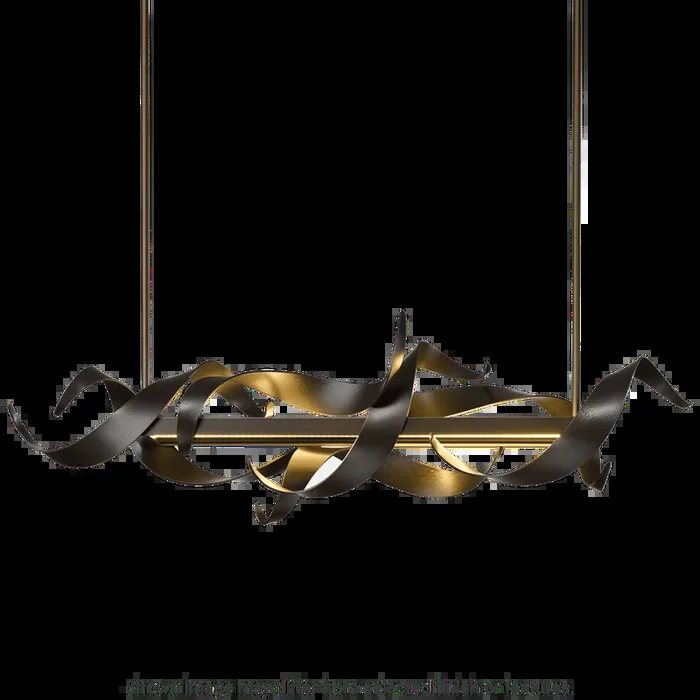 Folio LED Pendant – Natural Iron