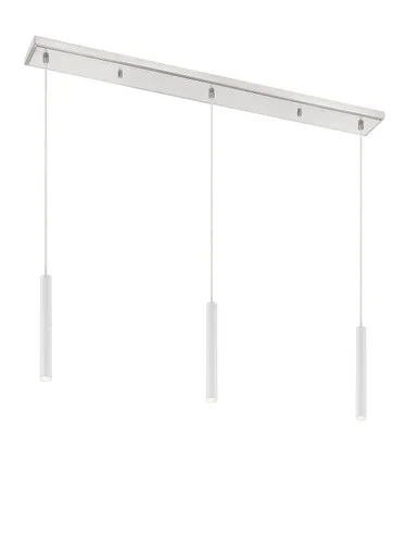 Forest LED Linear Chandelier (917MP12-WH-LED-3LBN)