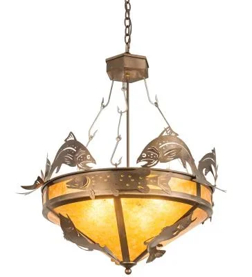 Four Light Inverted Pendant616067