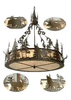 Four Light Inverted Pendant703868