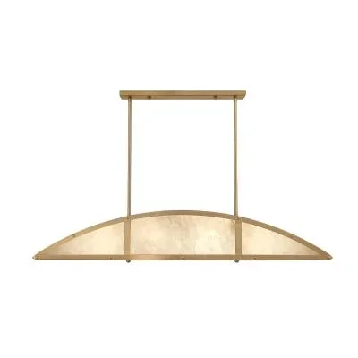 Four Light Linear Chandelier3485695