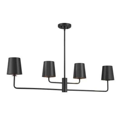 Four Light Linear Chandelier4220072