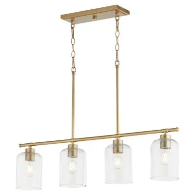 Four Light Linear Chandelier4352797