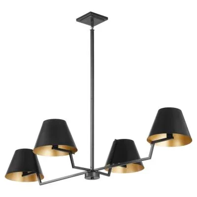Four Light Linear Chandelier4814214