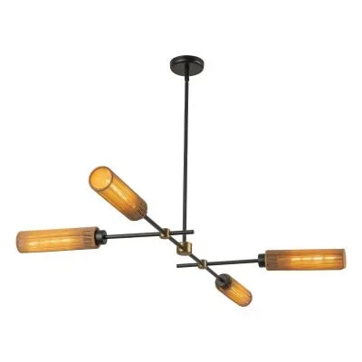 Four Light Linear Pendant6266360