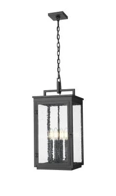 Four Light Outdoor Chain Mount Ceiling Fixture8258538