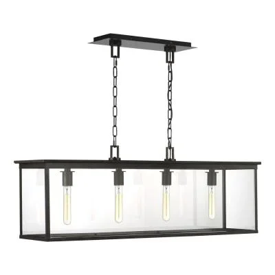 Four Light Outdoor Linear Chandelier6967603