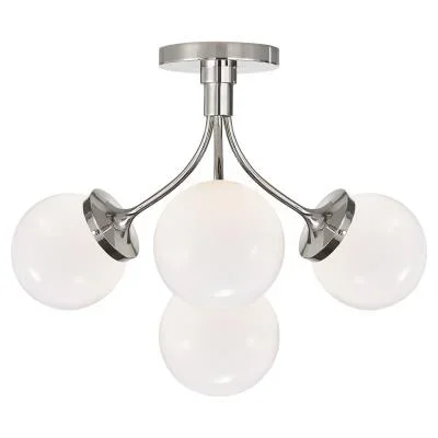 Four Light Semi Flush Mount008869