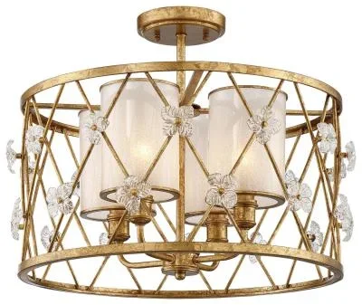 Four Light Semi Flush Mount162470
