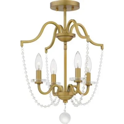 Four Light Semi Flush Mount2665596