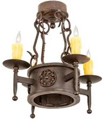Four Light Semi Flush Mount3155311