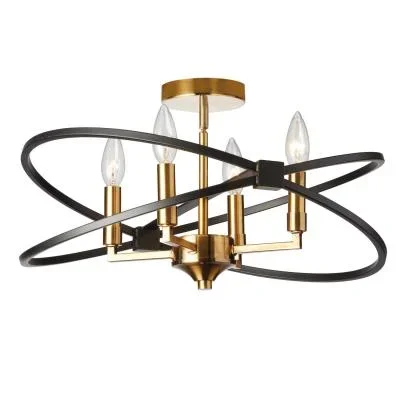 Four Light Semi Flush Mount749636