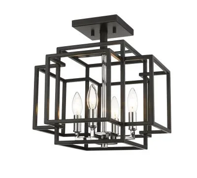 Four Light Semi Flush Mount756934