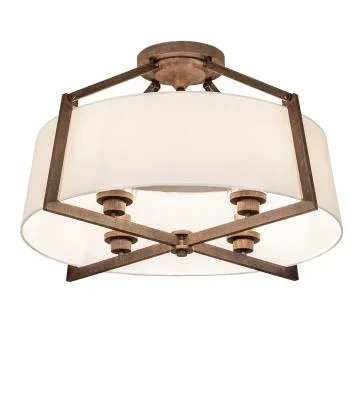 Four Light Semi-Flushmount6412556