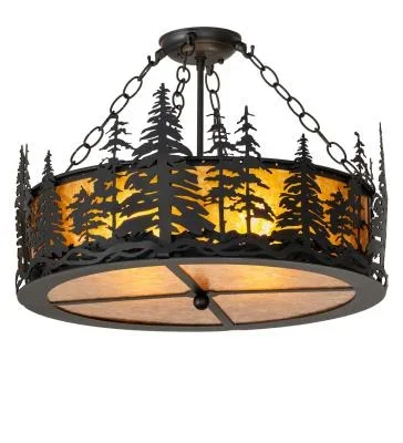 Four Light Semi-Flushmount6798488