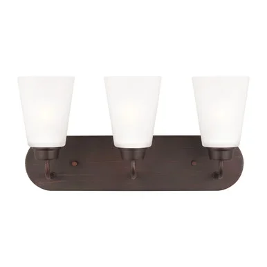 Generation Lighting Kerrville Three Light Wall / Bath in Bronze – 4415203EN3-710