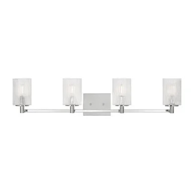 Generation Lighting Lando Four Light Wall / Bath in Chrome – GLV1044EN/CH