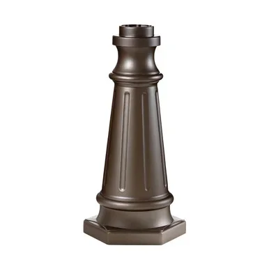 Generation Lighting Outdoor Post Base Postbase in Oil Rubbed Bronze – POSTBASE ORB