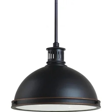 Generation Lighting Pratt Street Metal Two Light Pendant in Autumn Bronze – 65086-715