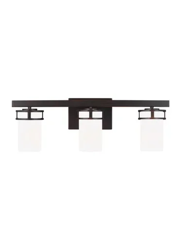 Generation Lighting Robie Three Light Wall / Bath in Bronze – 4421603EN3-710