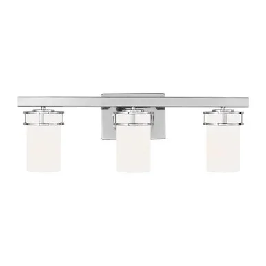 Generation Lighting Robie Three Light Wall / Bath in Chrome – 4421603-05