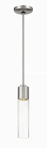 George Kovacs Light Rain One Light Mini Pendant in Brushed Nickel – P971-084