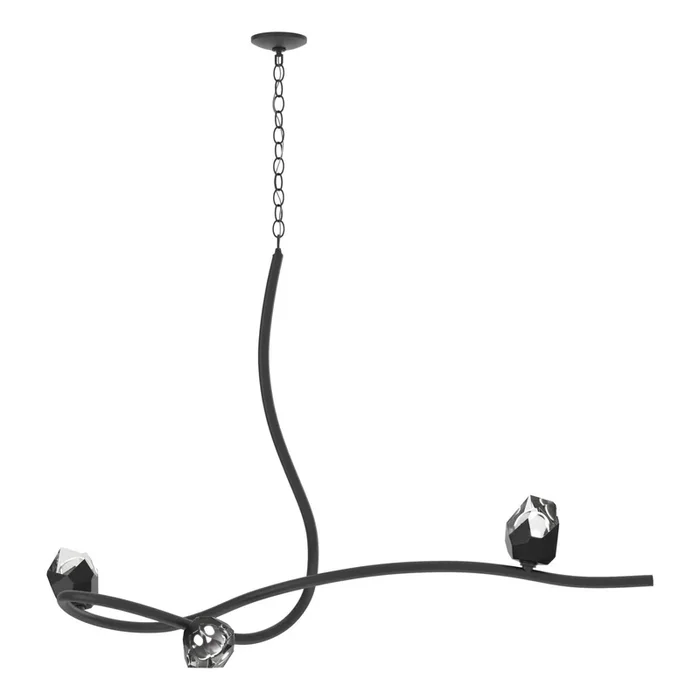 Glacier 3-Light Pendant 3-Light Black Crystal (BP) in Black139208-SKT-10-BP0754