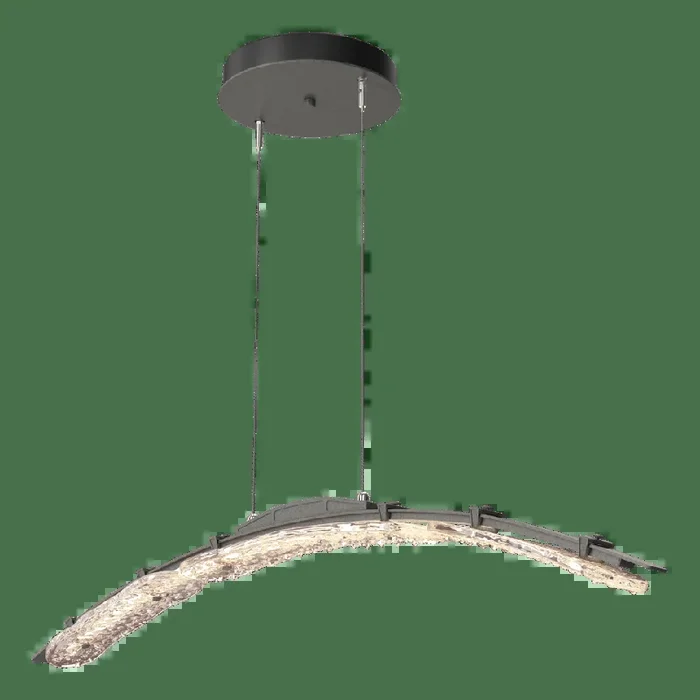 Glissade Large LED Pendant – Natural Iron