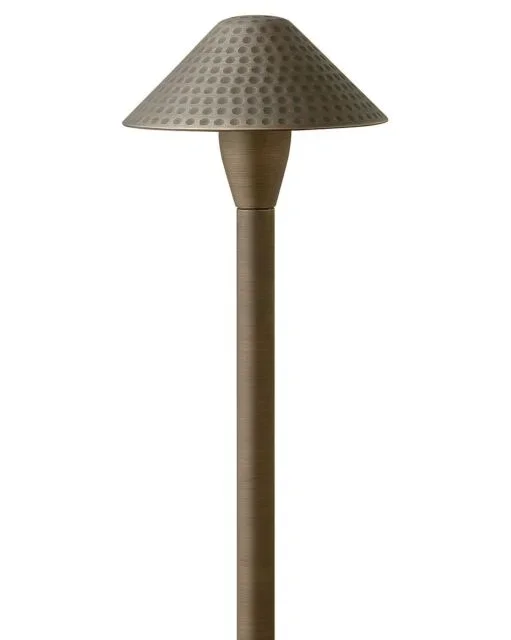 Hardy Island Small Hammered LED Path Light
