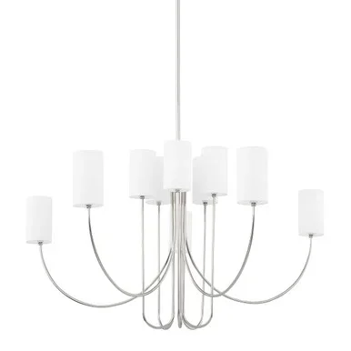 Harlem Ten Light Chandelier (6848-PN)