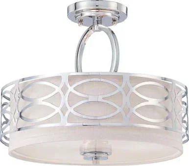 Harlow Three Light Semi Flush Mount (60-4629)