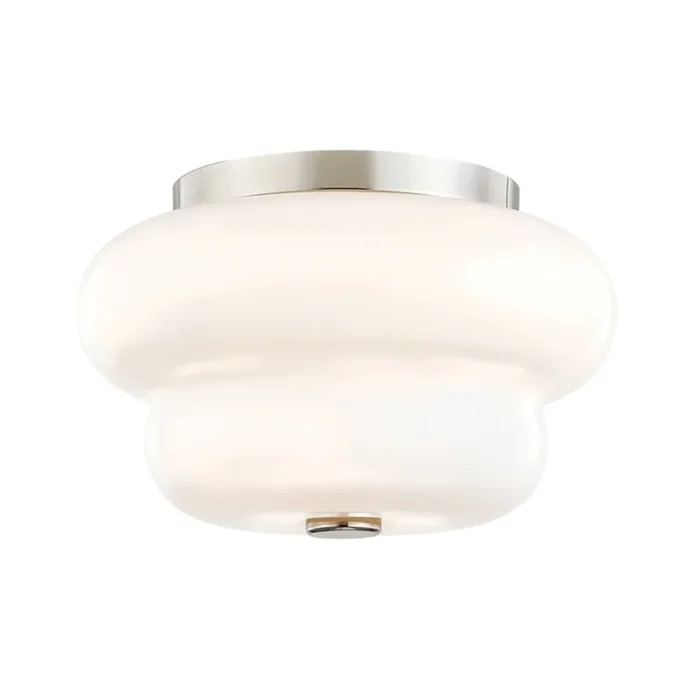 Hazel 2-Light Flush Mount in Polished Nickel 9L x 11W x 6.75HH350502-PN