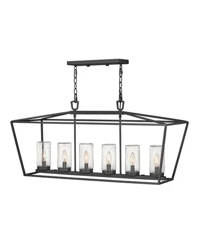 Hinkley Alford Place LED Outdoor Lantern in Museum Black – 2569MB-LL