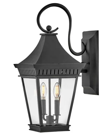 Hinkley Chapel Hill LED Wall Mount in Museum Black – 27090MB