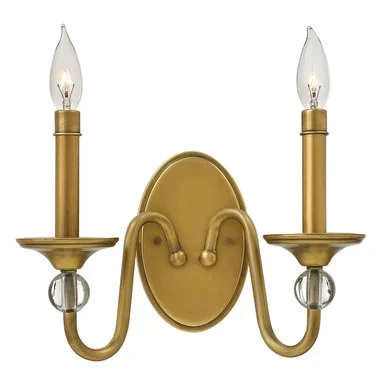 Hinkley Eleanor LED Wall Sconce in Heritage Brass – 4952HB