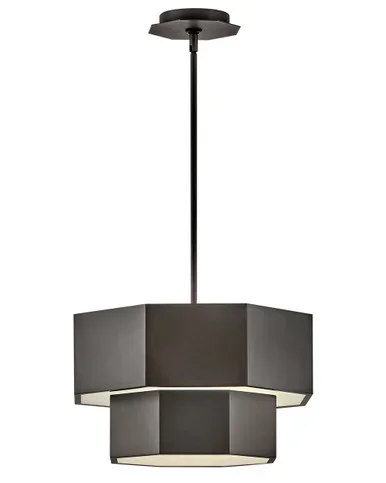 Hinkley Facet LED Convertible Flush Mount in Black Oxide – 46991BX