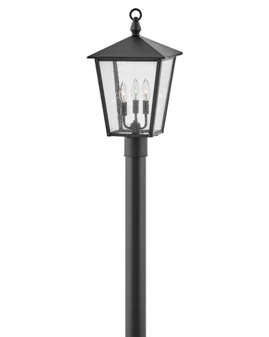 Hinkley Huntersfield LED Post Top or Pier Mount Lantern in Black – 14061BK