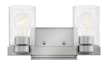 Hinkley Miley LED Bath in Brushed Nickel – 5052BN-CL