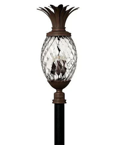 Hinkley Plantation LED Post Top or Pier Mount Lantern in Copper Bronze – 2227CB-LV