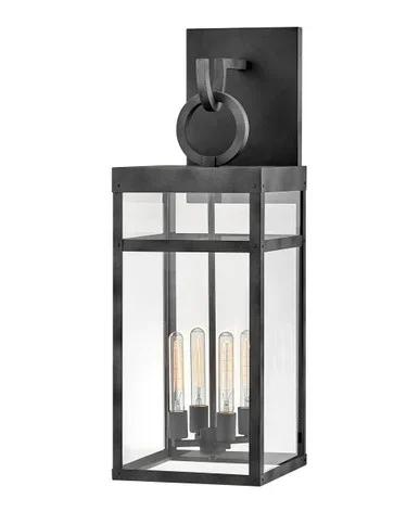Hinkley Porter LED Wall Mount in Aged Zinc – 2809DZ-LL