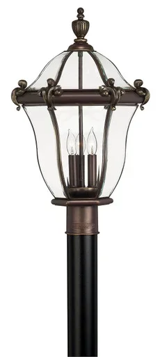 Hinkley San Clemente LED Post Top/ Pier Mount in Copper Bronze – 2441CB